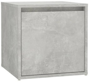 betonszürke szerelt fa előszobai bútorszett