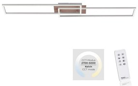 Leuchten Direkt 14019-78 - LED fényerő-szabályozó lámpa IVEN 2xLED / 20W / 230V + RC 14019-78