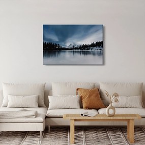 Kép - A befagyott tón (90x60 cm)
