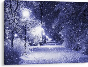 Kép - varázslatos téli éjszaka (70x50 cm)