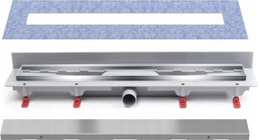 Falra szerelhető lineáris lefolyó 650M beépíthető