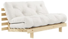 Roots fehér kinyitható kanapé 140 cm - Karup Design