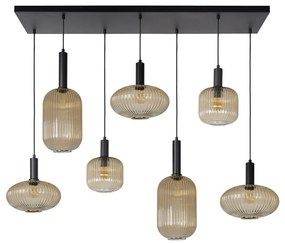 Lucide 45386/07/62 - Csillár zsinóron MALOTO 7xE27/40W/230V