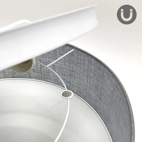 Mennyezeti lámpatest SIRJA 1xE27/15W/230V átm. 35 cm szürke