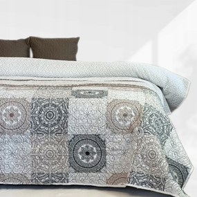 Kétoldalas ágytakaró Tavira Pled Kapa Bézs Bronz 220x240 cm párnahuzat