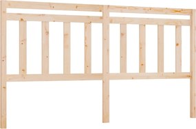 vidaXL tömör fenyőfa ágyfejtámla 206 x 4 x 100 cm