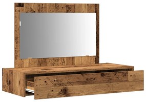 Fali Pipereasztal - Vintage Fa - 100x40x70 cm