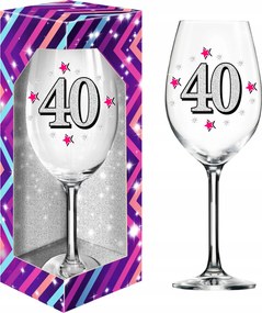 Borospohár, Ajándék 40. Születésnapra