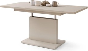 Mazzoni ASTON MINI Bézs (Pezsgő) - MODERN NYITHATÓ EMELHETŐ DOHÁNYZÓASZTAL ÉTKEZŐASZTAL ÁTALAKÍTHATÓ ASZTAL