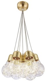 Klausen 142007 - LED Csillár zsinóron BULBS LED/30W/230V arany