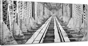 Festmények 120x60 Vasúti híd Vasút