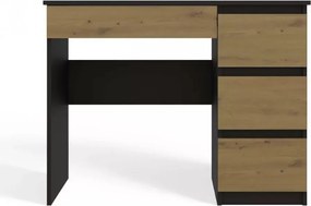 Fiókos íróasztal 98x51x76cm szürke FUR1952-1