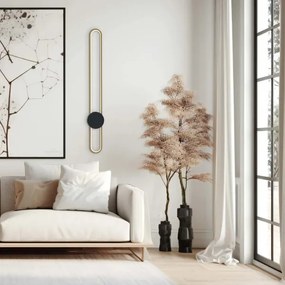 LED fali lámpatest FLORENTYNA LED/24W/230V 4000K arany/fekete