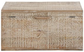 Natúr színű mangófa tárolóláda 45x50 cm Malati – Støraa