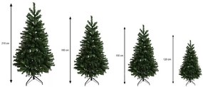 Natura MF-150 karácsonyfa zöld műfenyő fém talppal 150 cm