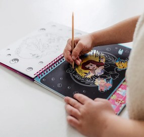 Disney Hercegnők Beauty scratch képkarcoló készlet és activity szett