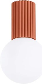 Sollux SL.1728 - Fürdőszobai mennyezeti lámpa HALO 1xG9/8W/230V IP44 narancs