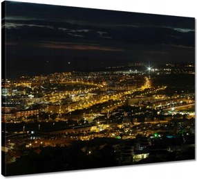 Vászonkép 50x40 Tájkép éjszakai felvételen