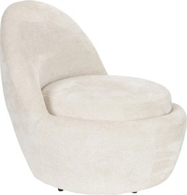 Krémszínű fotel Nash – White Label