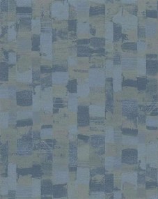 Vinyl tapéta flizelin absztrakt patchwork kék