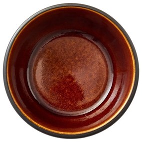 Fekete kerámia szervírozó tálka szett 4 db-os 200 ml Gastro Black/Mix – Bitz