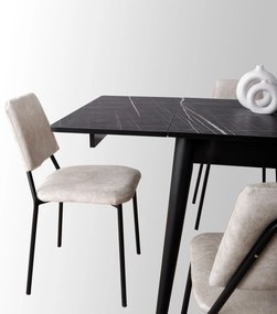 Totem Black Marble étkezőasztal