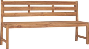 vidaXL tömör tíkfa kerti pad 170 cm
