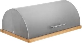 Basic rozsdamentes acél és bambusz kenyérdoboz - Orion