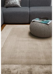 Világosbarna kézi szövésű gyapjú keverék szőnyeg 160x230 cm Ascot – Asiatic Carpets