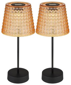 Globo 36634-2A - 2x LED napelemes lámpa SOLAR LED/0,06W/3V IP44 narancs