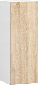 Akasztós szekrény Lima W 30cm D1 H720 fehér-sonoma Akd