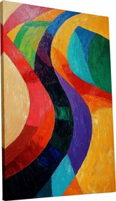 Vászonkép Színes Absztrakt Világos otthon nappali 60x90