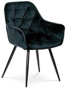 Kék Bársony Étkezőszék. DCH-421 BK4