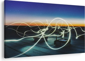 Kép - kilátás az égre a tetőről (90x60 cm)