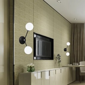 Fali lámpa JOY 2xE14/40W/230V fekete/fényezett króm