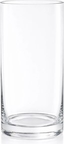 Üvegcső Keskeny magas menzúra henger Csiszolt váza 25x12 cm