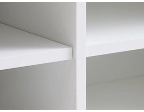 Fehér TV-állvány 180x56x45 cm Nola – Unique Furniture