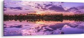 Lila ég képe (120x50 cm)