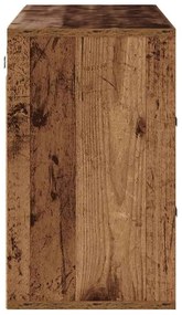 Cipősszekrény polcokkal Régi fa 103 x 30 x 51 cm Faanyag