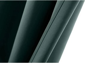 Türkizkék OXFORD függöny 140x250 cm Felfüggesztés: Hullámos sínszalag