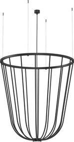 ANTIGO 5143 MOON Modern Led Függesztett Lámpa Fekete GX53 IP20