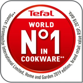 Wok serpenyő, Tefal, Resist Intense, 28 cm Ø, alumínium