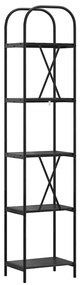 Könyvespolc Musta tammi 40 x 30 x 183 cm Faanyag
