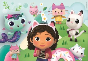Gabi babaháza Meadow 2x60 db-os puzzle Clementoni