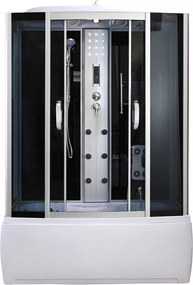 Emilia 150 Hidromasszázs Kádkabin elektonikával Black