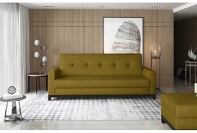 Selene orzech kanapé, sárga, Monolit 48