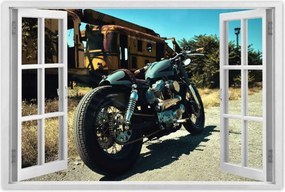 Poszterek 120x80 Klasszikus motorkerékpár Motor