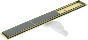MegfordĂthatĂł padlóösszefolyĂł _60cm_szĂĄlcsiszolt arany