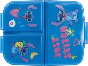 Disney Lilo és Stitch Just több rekeszes uzsonnás doboz, szendvicsdoboz