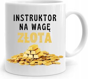 Oktatónak Arany Mérleg Ajándék Bögre fényképes nyomtatással